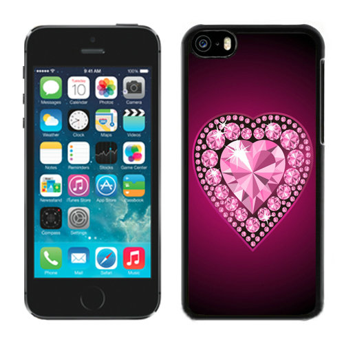 Valentine Diamond Heart iPhone 5C Cases CLY Valentine Diamond Heart iPhone 5C Cases CLY